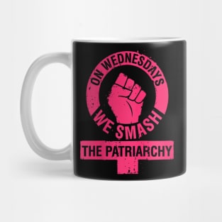 On Wednesdays We Smash Women Rights Day 8 Raglan Mug